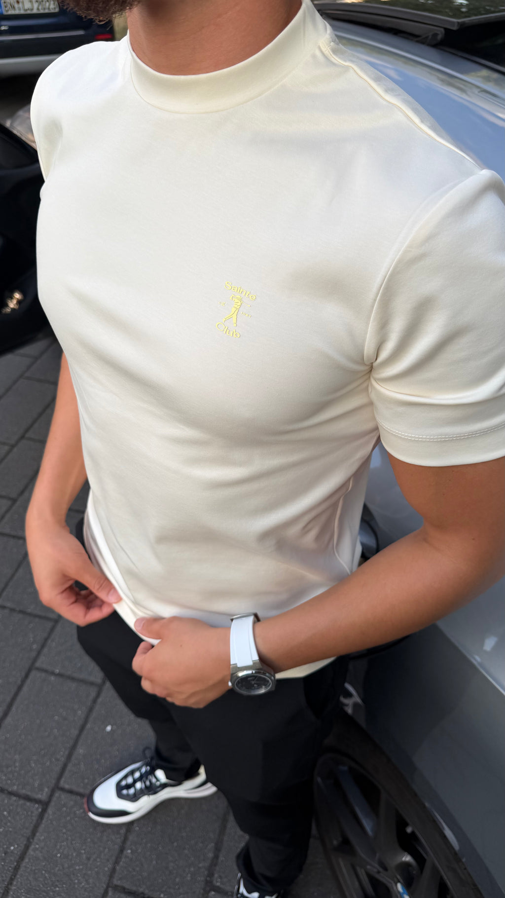 Sainté Club Beige Shiny T-Shirt