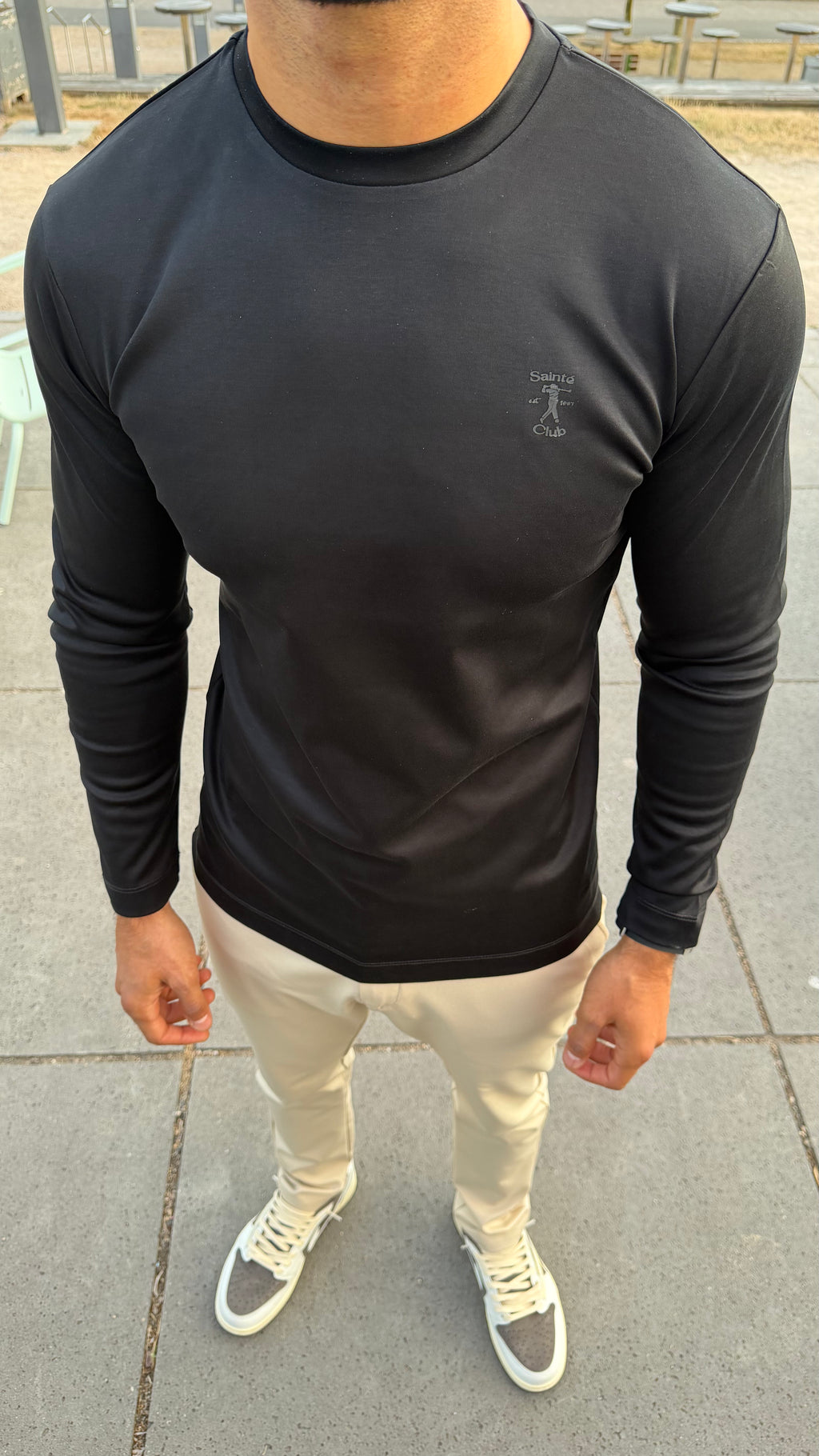 Sainté Club Beige Shiny Long Sleeve