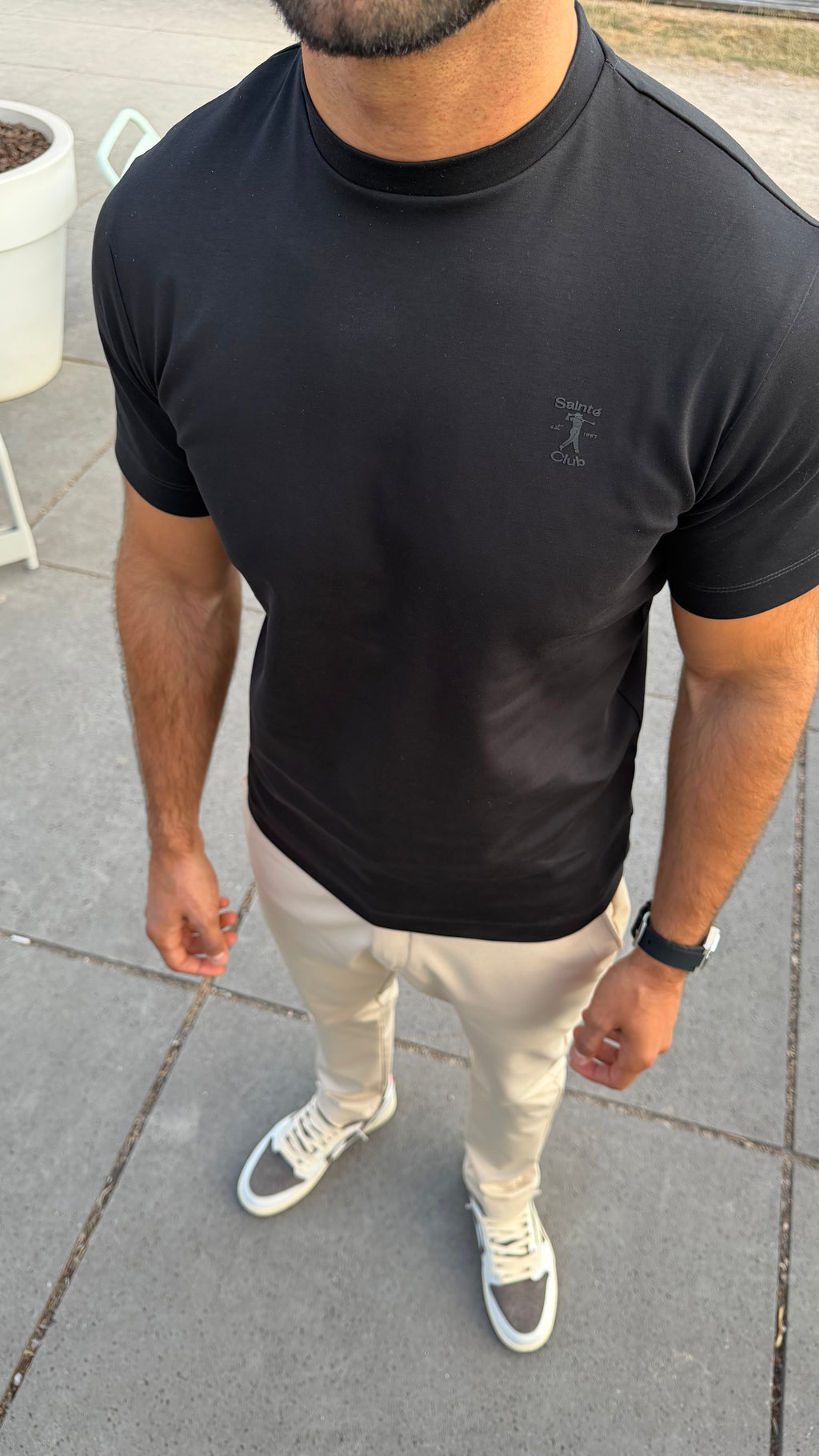 Sainté Club Beige Shiny T-Shirt
