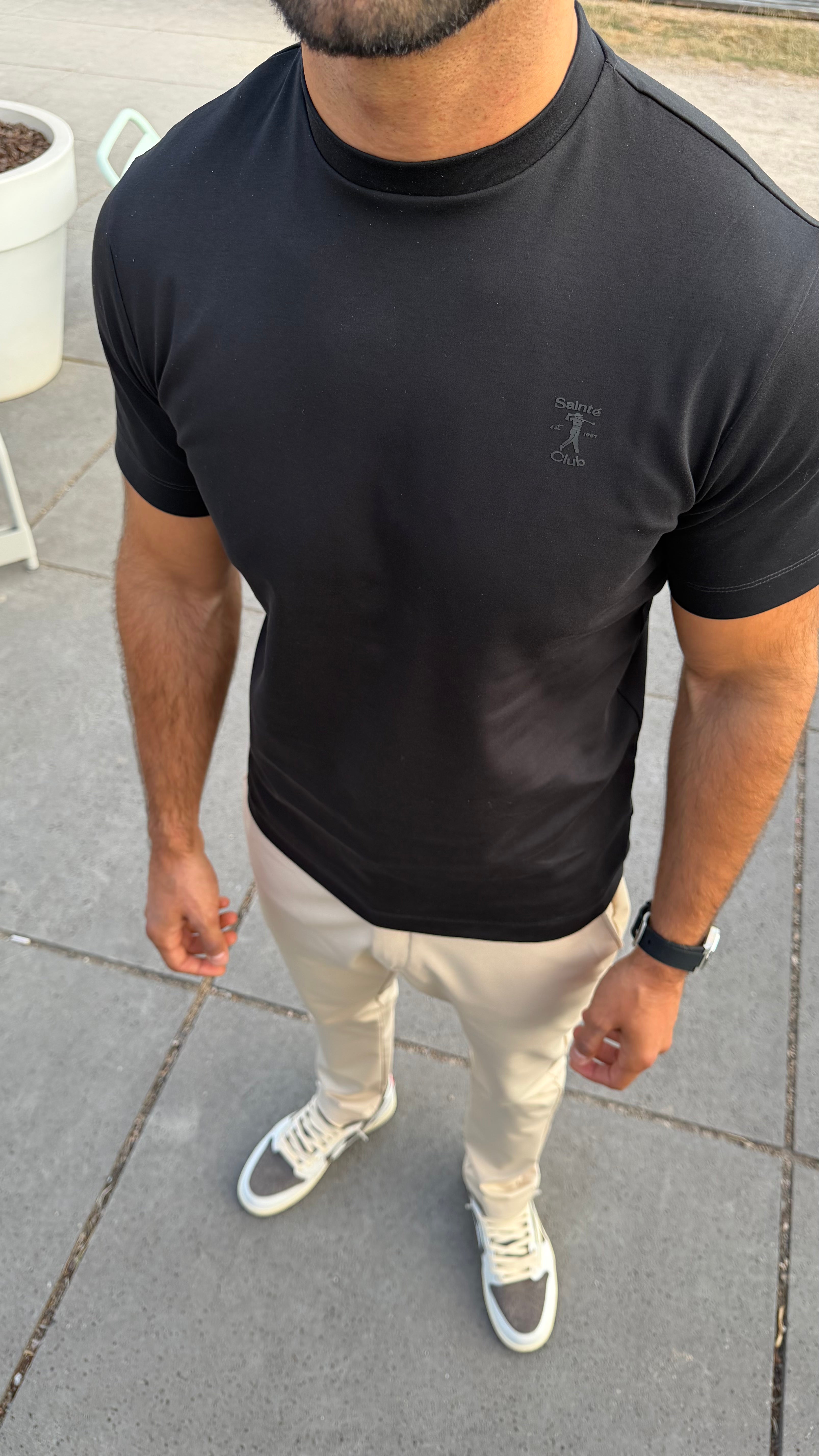 Sainté Club Beige Shiny T-Shirt