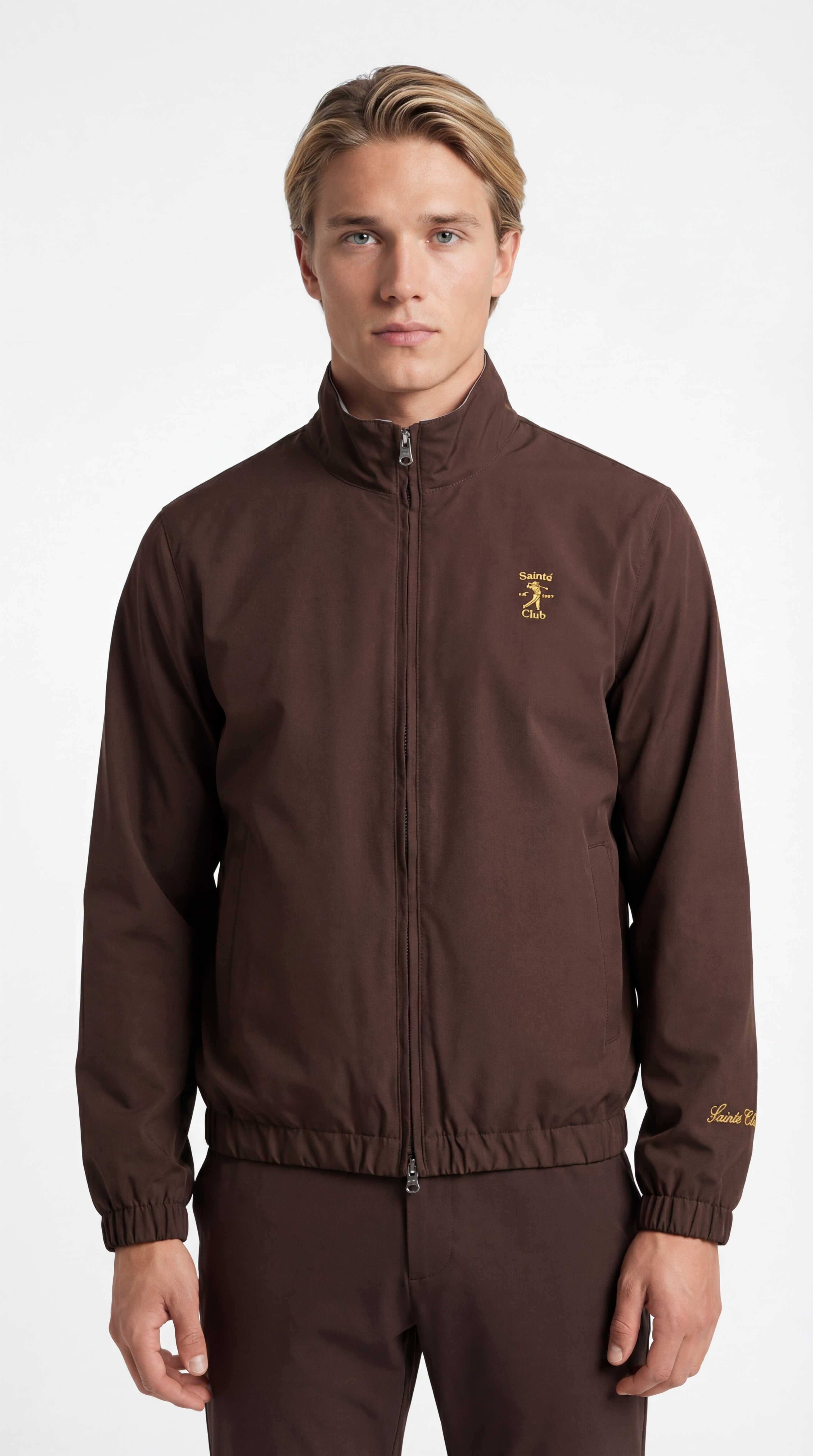 Brown/Grey Reversible Jacket Sainté Club